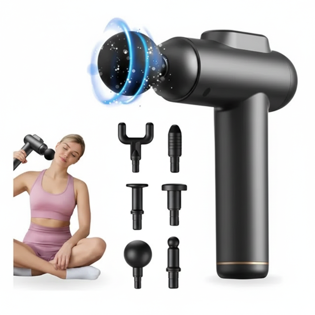 Pistola de masaje portátil