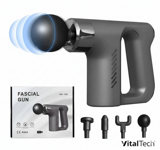 Pistola de masaje portátil