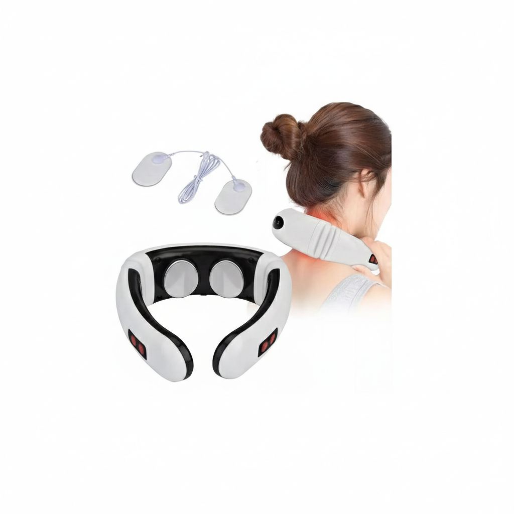 MASAJEADOR DE CUELLO CON ELECTRODOS