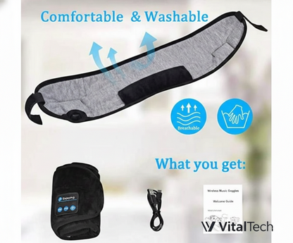 Audífonos Para Dormir Antifaz Bluetooth