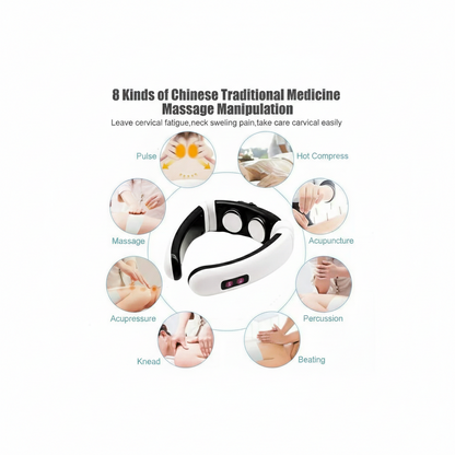 MASAJEADOR DE CUELLO CON ELECTRODOS