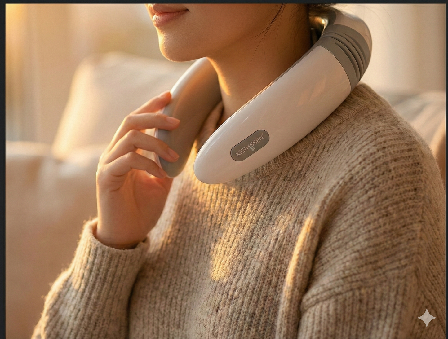 MASAJEADOR DE CUELLO CON ELECTRODOS