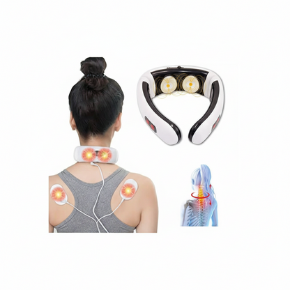 MASAJEADOR DE CUELLO CON ELECTRODOS